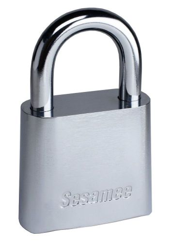 NEW SESAMEE KCR0436 CHROME PLATED MARINE PADLOCK - 1 PACK