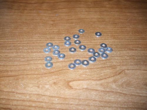 25  # 6 (approx 1/8&#034; dia hole zinc plated washers (great for backing pop rivets) for sale
