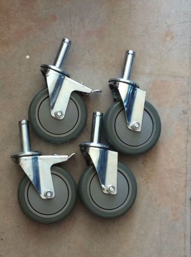 Casters Wheels S125x32 set of 4, 2 with breaks