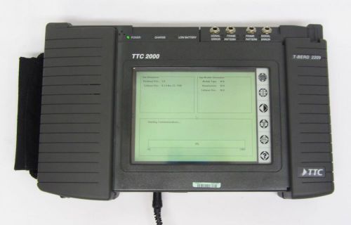 TTC 2000 Test Pad Network Tester Analyzer + T-BERD 2209 DS3 Acterna 60313