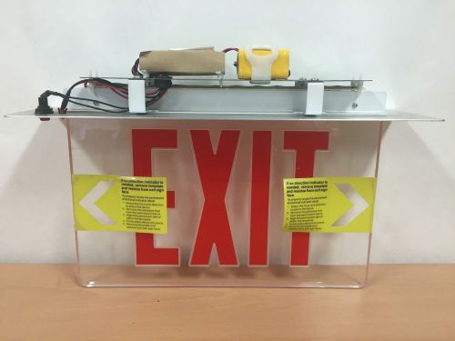 Emergency light safety exit sign for sale