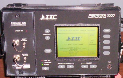 TTC FIBERSCAN 1000 OPTICAL FIBER ANALYZER