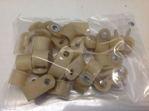 (25) mil spec plastic loop clamps, ms25281 r6 3/8&#034; diameter for sale