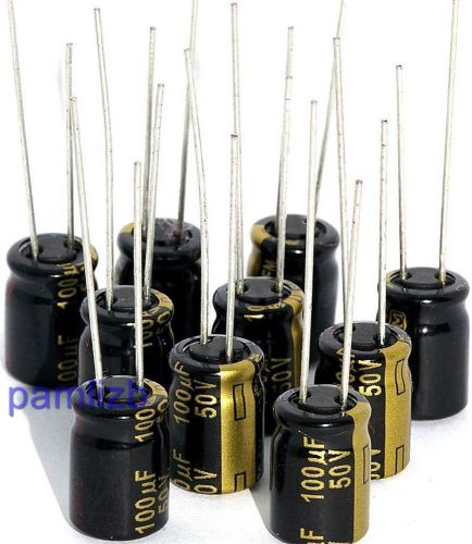 100uf 50v  panasonic fm , hi-fi  audio amplifier  dac  computer  capacitor  x 10 for sale