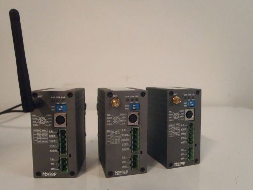 Lot (4) atop ABLELink GW51W-MAXI Wireless Ethernet Server 101GW51W-MAX01