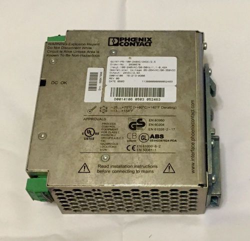 Phoenix Contact Quint-Ps 100-240 Ac/24Dc Power Supply