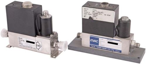2x Taisei Electric MAC 1SLM N2 Nitrogen Gas Mass Flow Controller Module Unit MFC