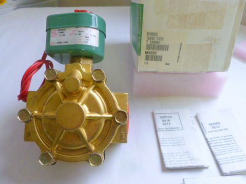 Asco 1 1/2 &#034; 8210D32 8210D032 8210G32 normally open 5-150 air/water valve, 120v B302