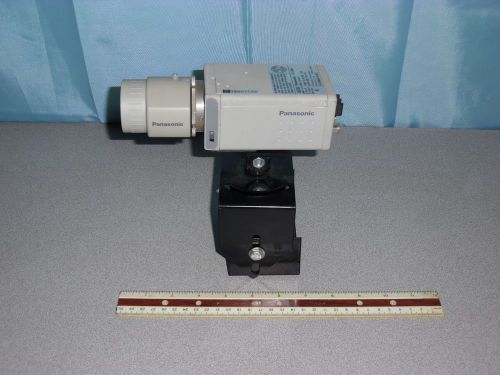 Panasonic cctv security camera model wv-bp314 with tv lens model wv-lz62/2 for sale