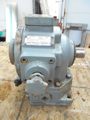 RACINE HYDRAULICS MODEL 8R HYDRAULIC PUMP