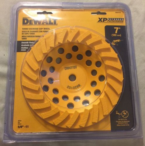 Dewalt Turbo Diamond Cup Wheel 7in NEW!!!