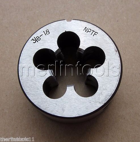 3/8&#034; - 18 NPTF Straight Pipe Die 3/8 - 18 TPI