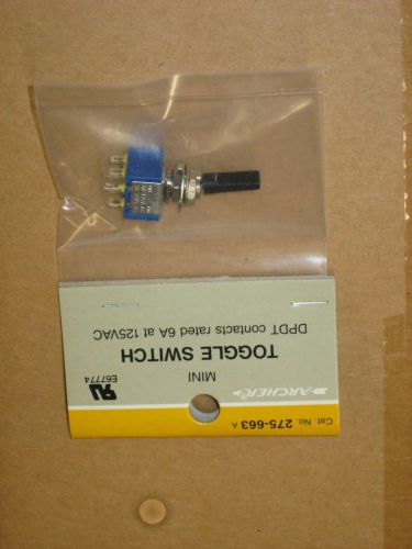 RadioShack Archer Mini Toggle Switch Model 275-663