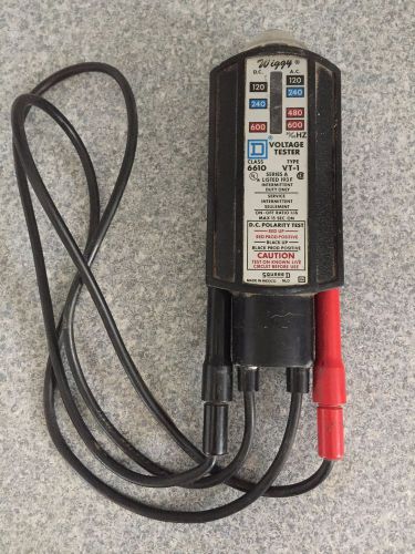 Square D Wiggy 6610 VT-1 50/60Hz Voltage Tester AC-DC In Good Shape