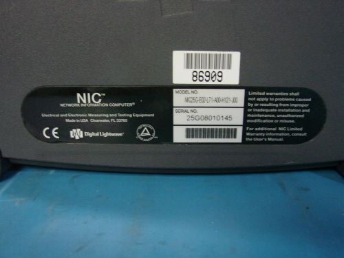 DIGITAL LIGHTWAVE NIC25G-E02-L71-A00-H121-J00