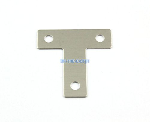 32 Pieces 40*40mm Stainless Steel T Shape Flat Corner Brace Bracket