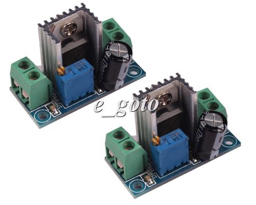 2pcs LM317 Linear Regulator DC-DC Converters Step Down Power Module Adjustable