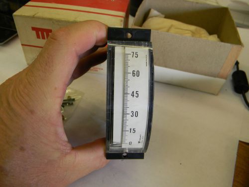 New Triplett 3 1/2&#034; Analog Edge Meter 0-75 Microammeter DC  A3