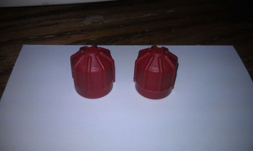 R134a service port cap, m10 x 1.25 red high, fjc#2611, set of 2 for sale