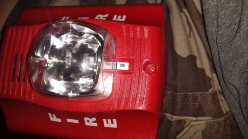 Fire alarm strobe / horn system sensor model# p2r for sale