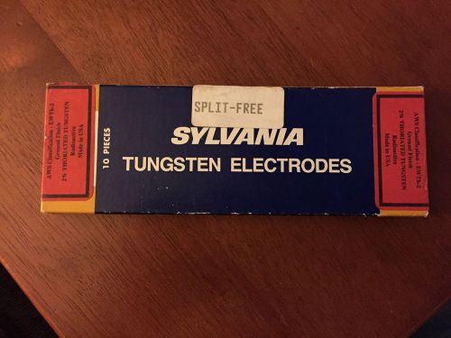 Sylvania 3/32&#034; diameter 7&#034; long 2% Thoriated welding elcetrode