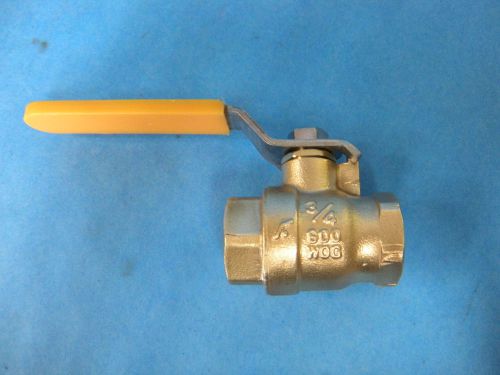 FNW Brass 3/4&#034; NPT In-Line Ball Valve