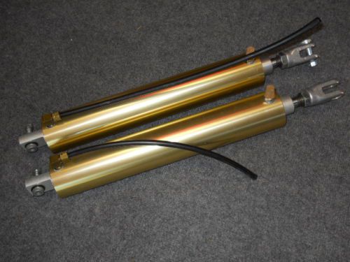 Pneumatic Cylinders 2ea. 2 3/4&#034;dia. OD, 33 1/2&#034; max. length, 21 1/2&#034; min. length