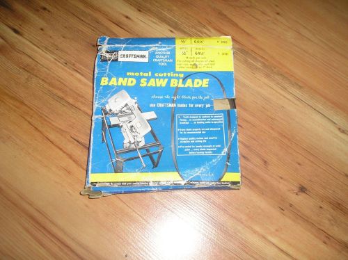 64.5&#034; x 1/2&#034; x 14 TPI New Unused Metal cutting band saw blade Sears Craftsman