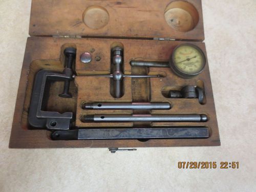 Starrett Model No. 196 Universal Dial Test Indicator Set Back Plunger vintage