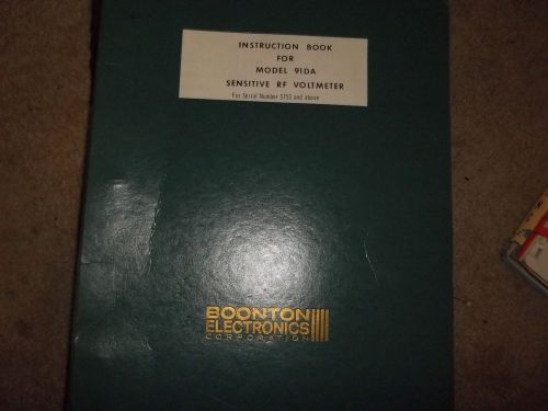 Boonton INnstruction Book