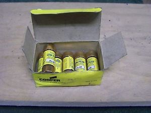 NEW BOX OF 6 Cooper Buss Low Peak LPJ-3SP Fuses  NIB