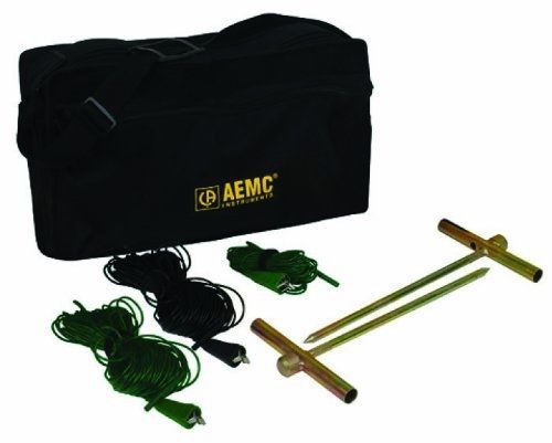 Aemc 2135.38 3-point ground resistance tester kit with 100&#039; leads for sale