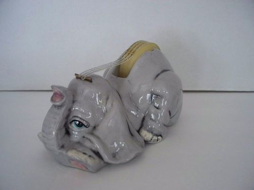 Cute Elephant Shaped Tape Dispenser Functional Desk Accessory Alabama Masco Fans