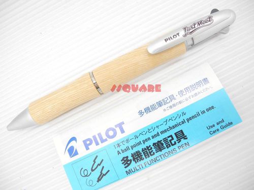 Pilot Just Meet Wooden 2+1 Multi-Function Ballpoint Pen Mechanical Pencil in 1,L