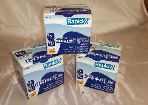 3 Rapid Staple Cartridge 5000 Staples for 5080e Electric Stapler - #5080 / 90220