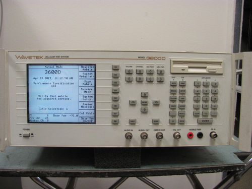 WAVETEK 3600D/CDMA CELLULAR TEST SYSTEM (TESTED)