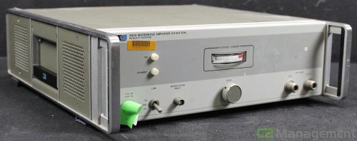 Hp hewlett packard 493a microwave amplifier 4.0-8.0 ghz test equipment for sale