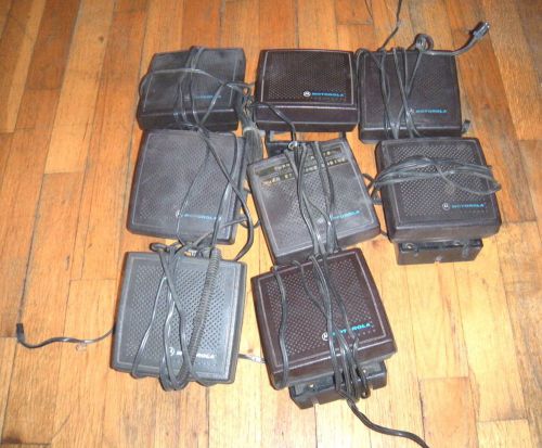 Lot of 8 Motorola Speakers HSN6001B  / HSN4005A / HSN4021B