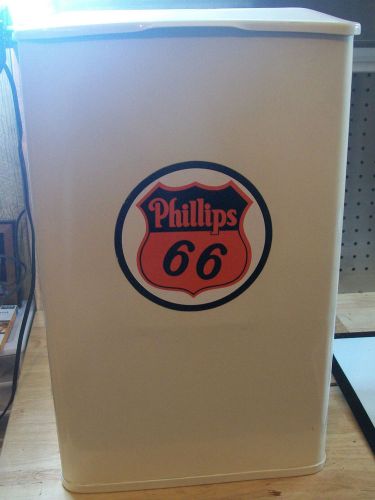 Metal Garage, Shop Towel Dispenser, Phillips 66 GAS, 19 x 7&#034;, Painted White