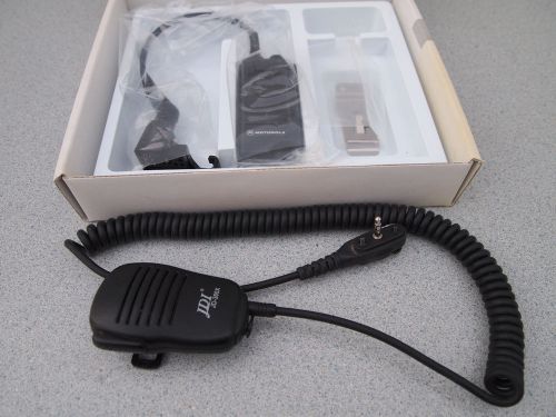 Lot motorola bdn6656a ptt voiceducer radio interface module +jdi jd-360x mic for sale