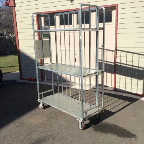 Large Heavy Duty Foldable Rolling Rack. Food Service, Storage, Industrial, Etc.