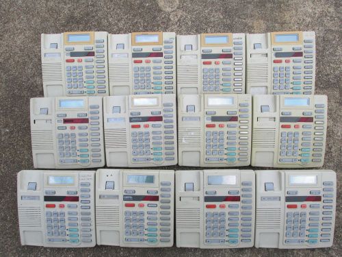 LOT OF 12 NORTEL MERIDIAN AASTAR M8417 TELEPHONES