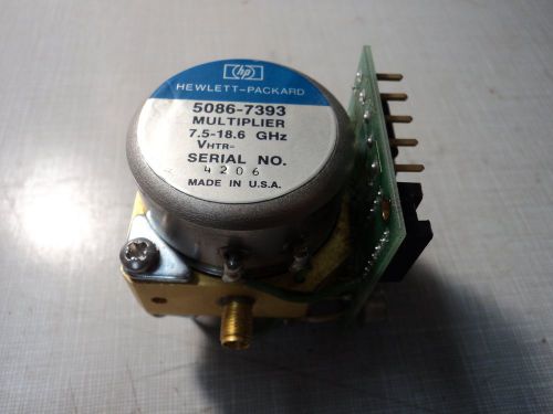 HP/AGILENT Frequency Multiplier 5086-7393  For The Band  7.5GHz To 18.6GHz.