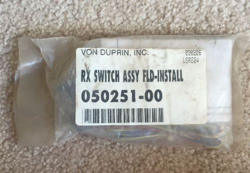 Von Duprin RX switch Assy Part# 050251-00