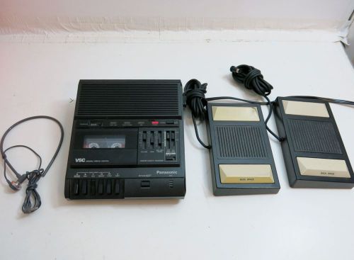 PANASONIC STANDARD CASSETTE TRANSCRIBER  WITH 2 PEDALS RR-830 &amp; RP-2692