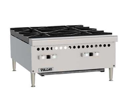 Vulcan VCRH24 Hotplate gas countertop 24&#034; (4) 25,000 BTU open burners