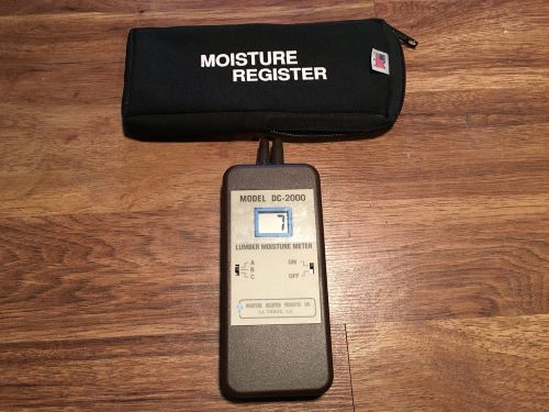 Lumber Moisture Meter Model DC-2000