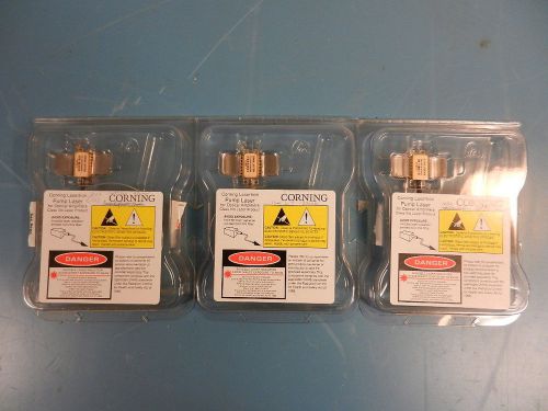 Lot of 3 Corning Lasertron Pump Laser for Optical Amplifiers
