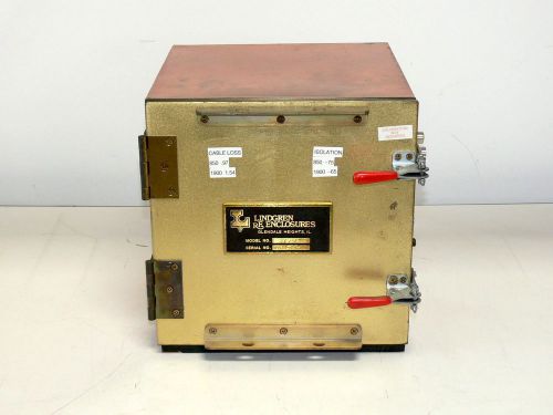 Lindgren rf enclosures- model t/t  12&#034; x 12&#034; x 12&#034; copper box w/ ports &amp; cables for sale