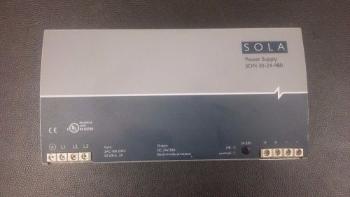 Sola SDN 30-24-480, 24 Volt 30 Amp Power Supply